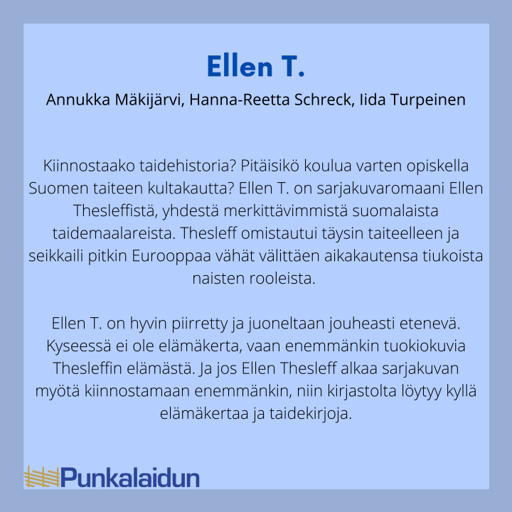Lukuvinkit, Ellen T
