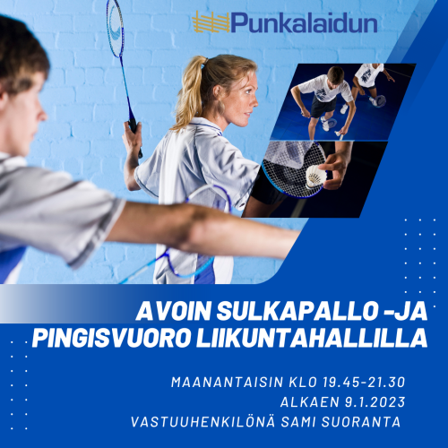 Sulkapallo kevät2023