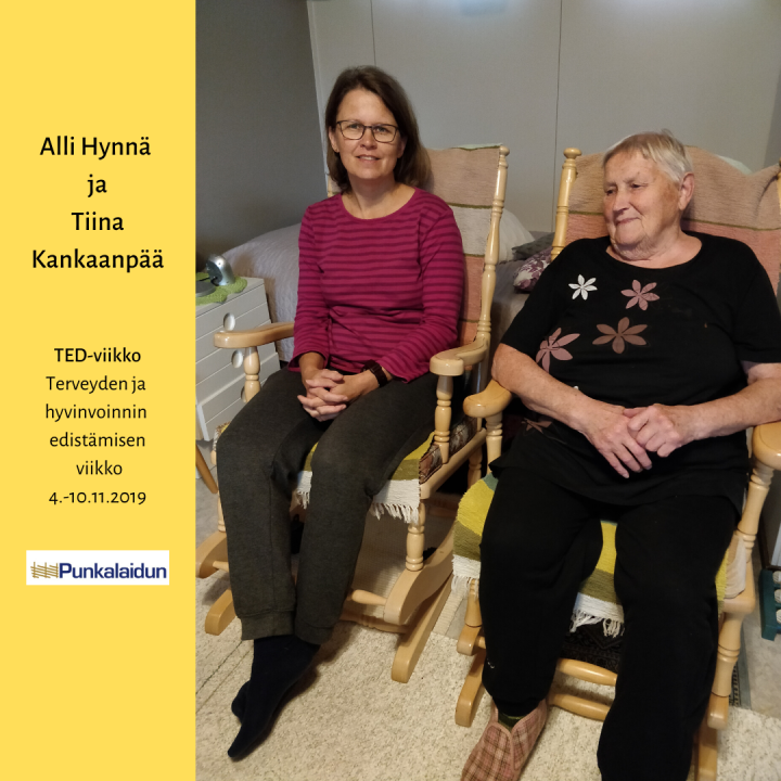 Alli Hynnä ja Tiina Kankaanpää Alli Hynnä ja Tiina Kankaanpää